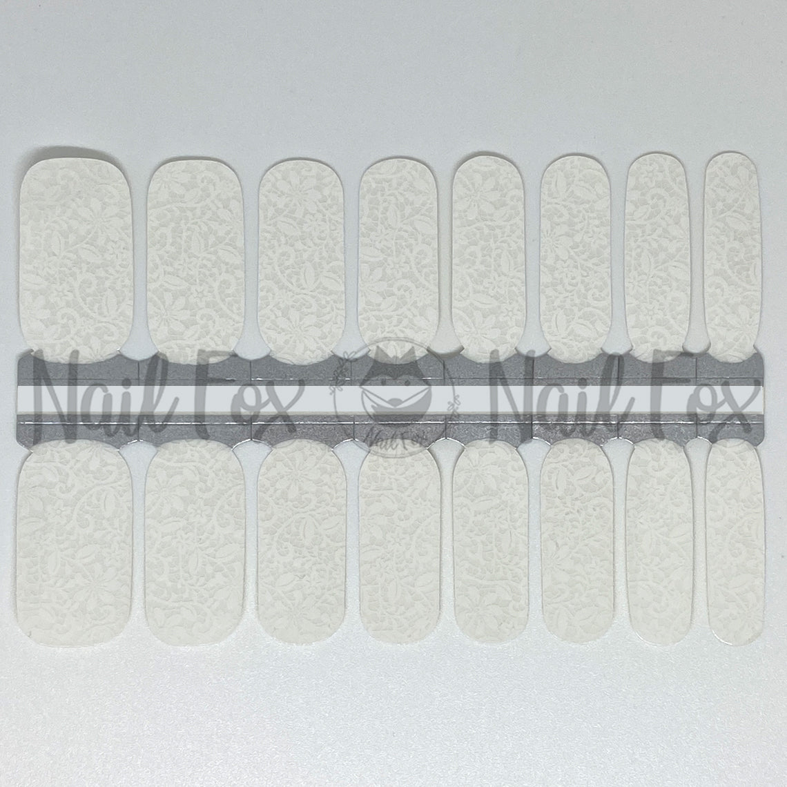 White Lace Nail Wraps